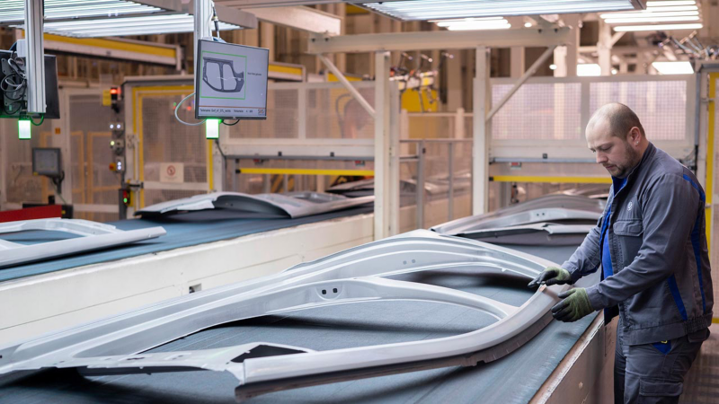 Inside VW factory