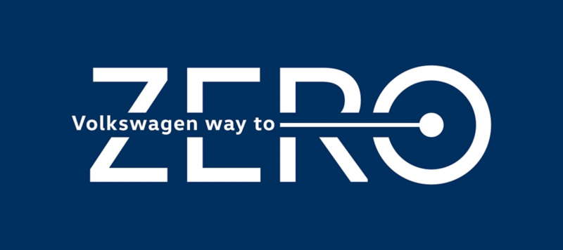 Logo "Way to Zero" de Volkswagen