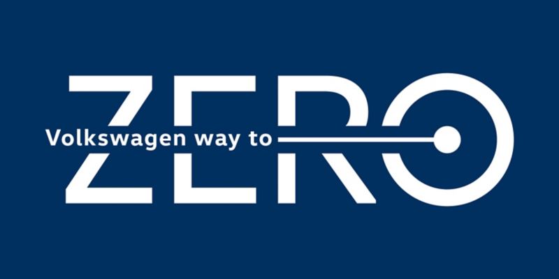 Logo "Way to Zero" de Volkswagen
