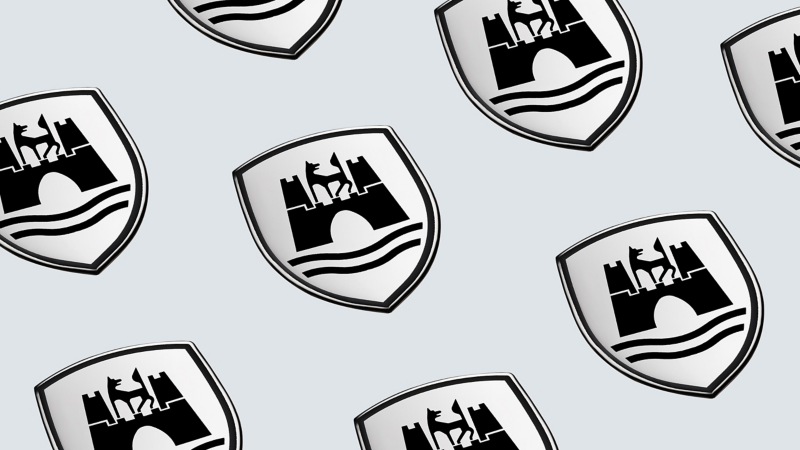 Dekorfolien „Wolfsburg Wappen“ von VW Zubehör