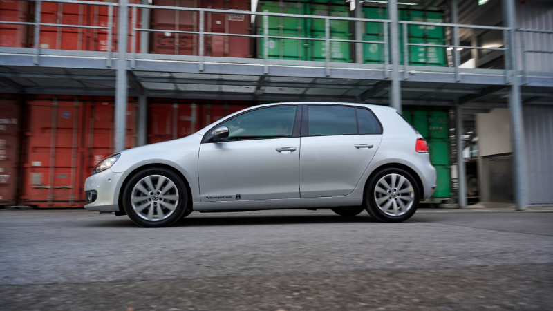 Seitenansicht VW Golf 6