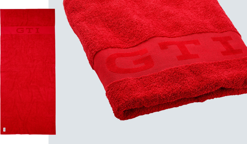 Badetuch aus der GTI Kollektion von Volkswagen Zubehör
