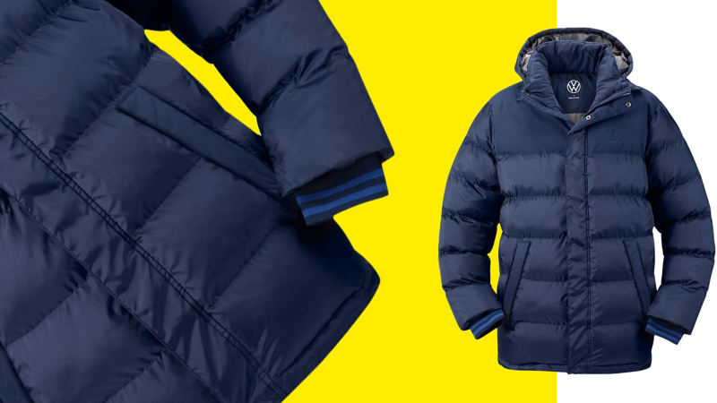 Dunkelblaue Winterjacke von Volkswagen Zubehör – Volkswagen Kollektion