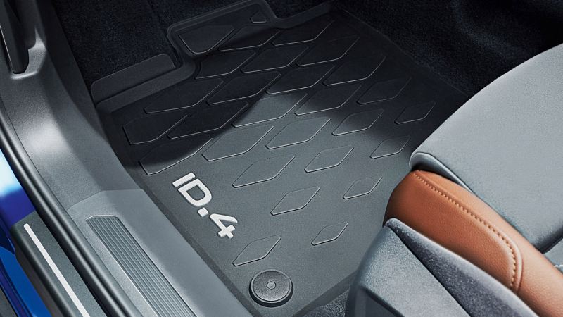 VW Zubehör Allwetterfußmatte mit „ID.4“-Schriftzug