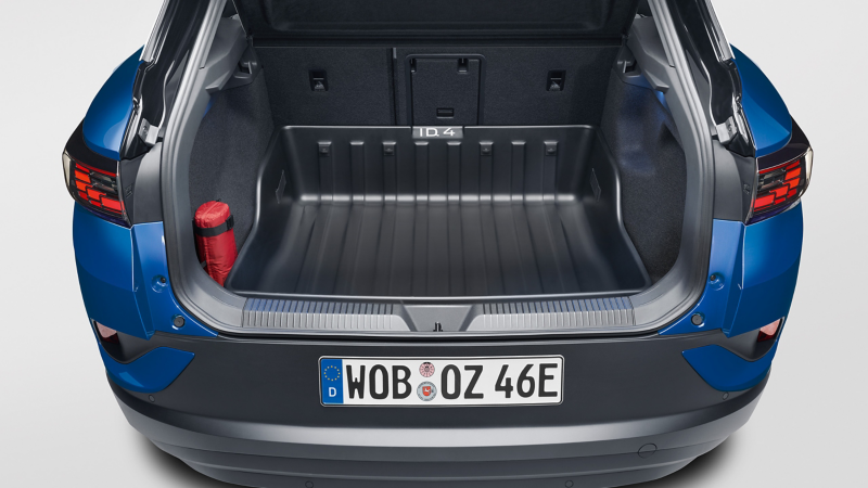 Bac de coffre des Accessoires VW avec inscription « ID.4 »