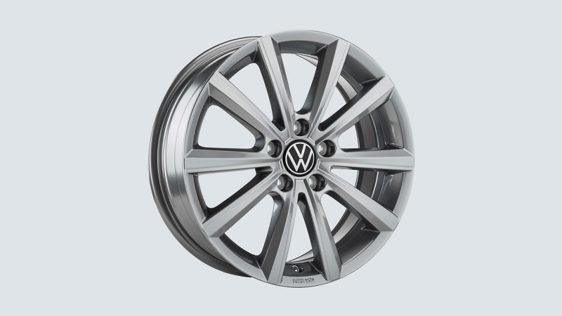 Jante en alliage 16 pouces « Merano » issue des Accessoires VW