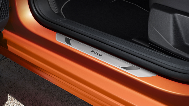 Protection de seuil de porte des Accessoires VW avec inscription « Polo »