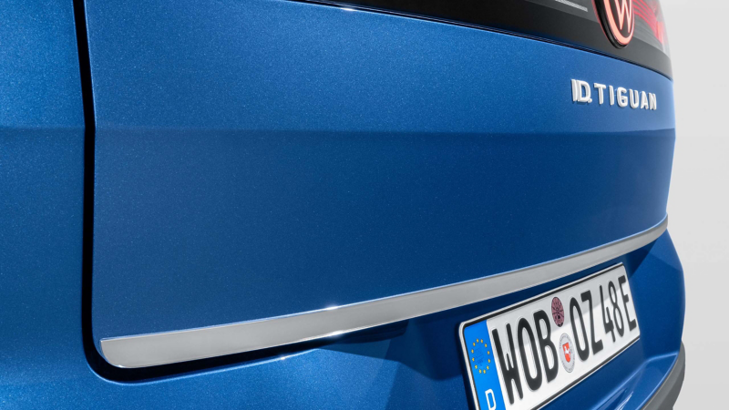 VW Zubehör Schutzleiste für die Heckklappe in Chromoptik für den ID. Tiguan 