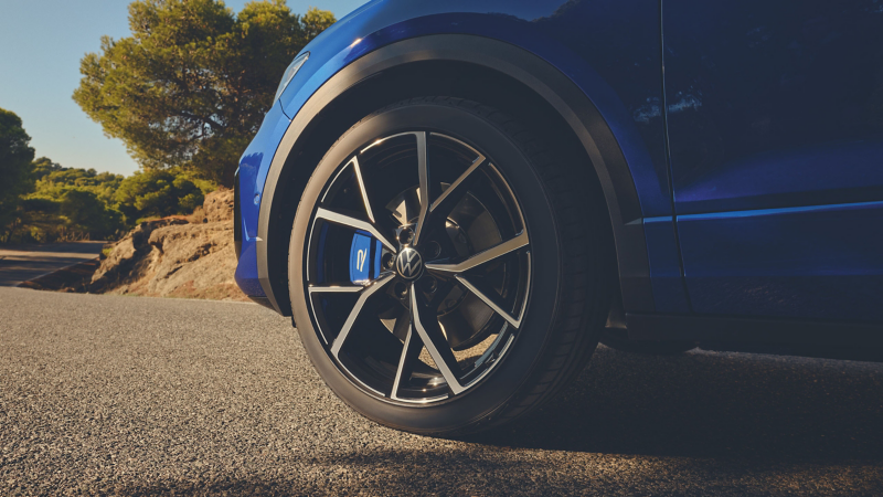 Volkswagen Genuine Rim on a VW R model