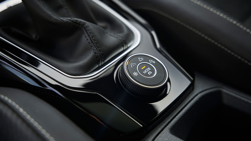 Primer plano del interior de un Volkswagen T‑Roc 1.