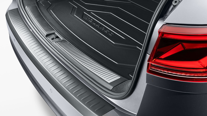Osłona krawędzi bagażnika z oferty Akcesoriów VW na samochodzie VW Touareg