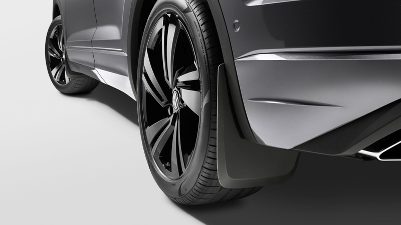 Spatlap van VW-accessoires op een VW