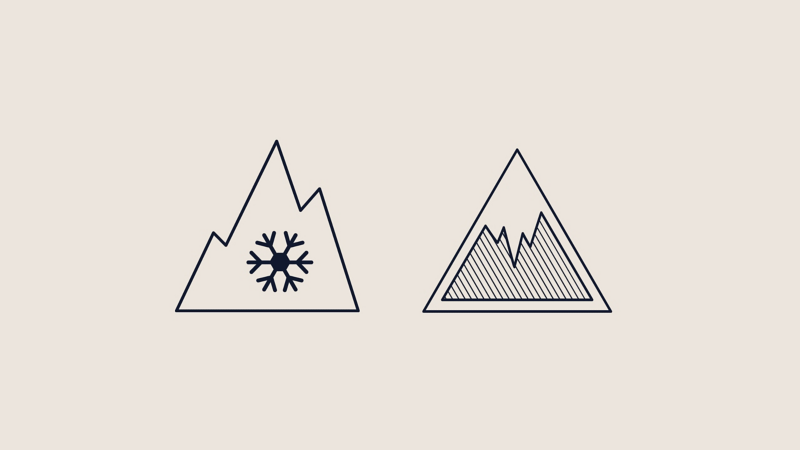 Illustration of a VW winter tyre with the snowflake symbol