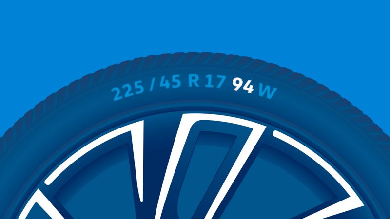 Illustration du marquage d’un pneu : indice de charge