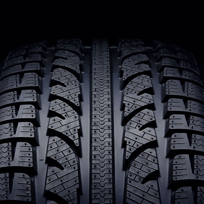 Detailansicht eines VW Reifenprofils – 36 Monate Volkswagen Reifengarantie
