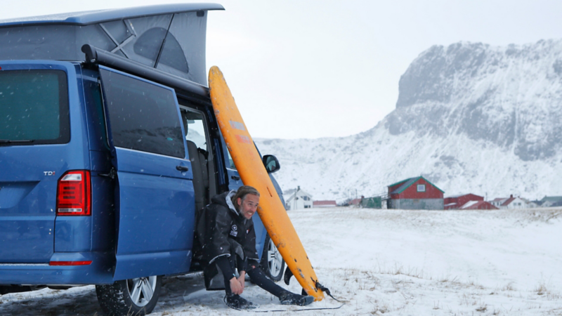 Camping med California norr om polcirkeln - mitt i vintern