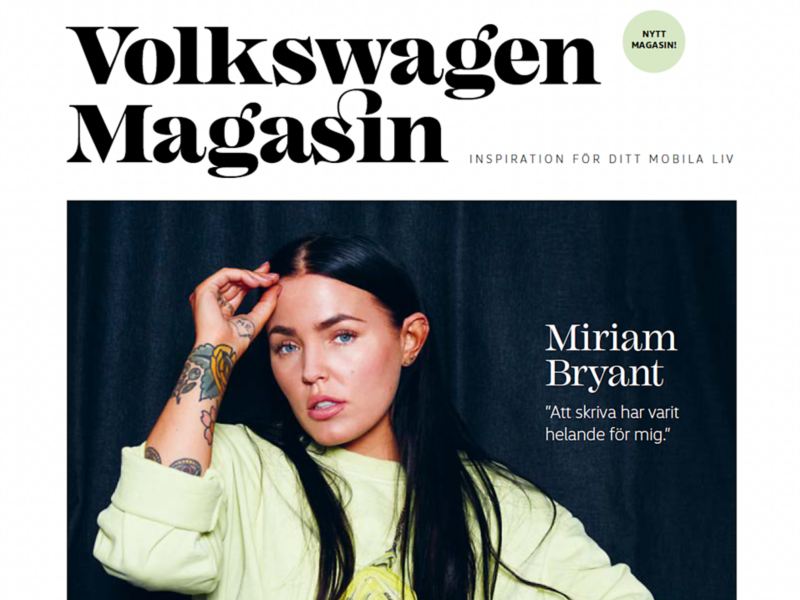 VW-magasinet Miriam Bryant.
