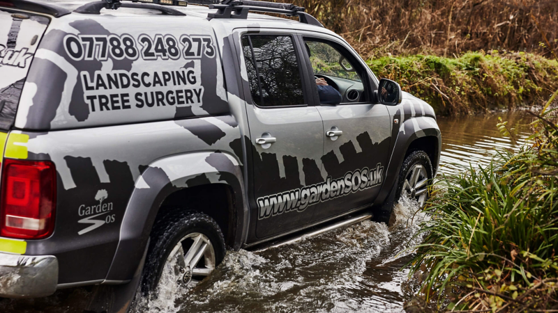 An Amarok pick-up van