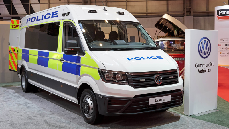 VW Crafter Police van