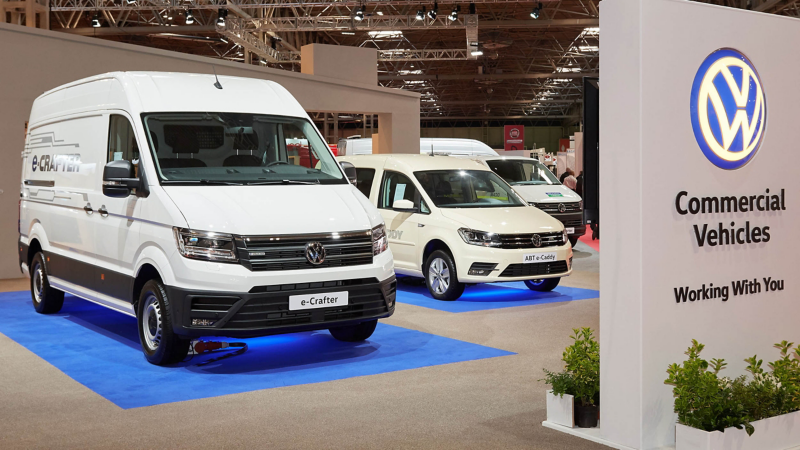 Commercial Vehicle show 2019 - showcasing e Crafter 