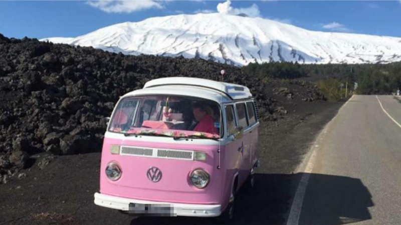 1974 T2 Volkswagen campervan