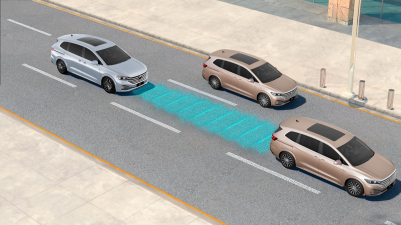 Kiểm soát hành trình thích ứng ACC (+ tính năng Stop & Go) của Volkswagen Viloran