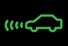 Adaptive Cruise Control ingeschakeld