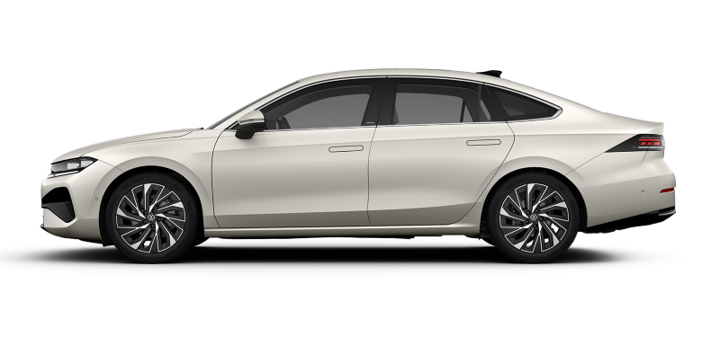 Side view of the new Jetta