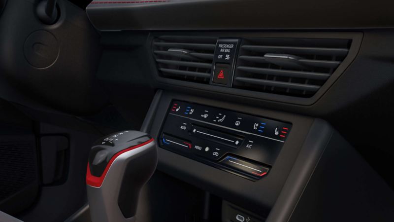 Ventila de aire acondicionado en Volkswagen GLI 2025. 