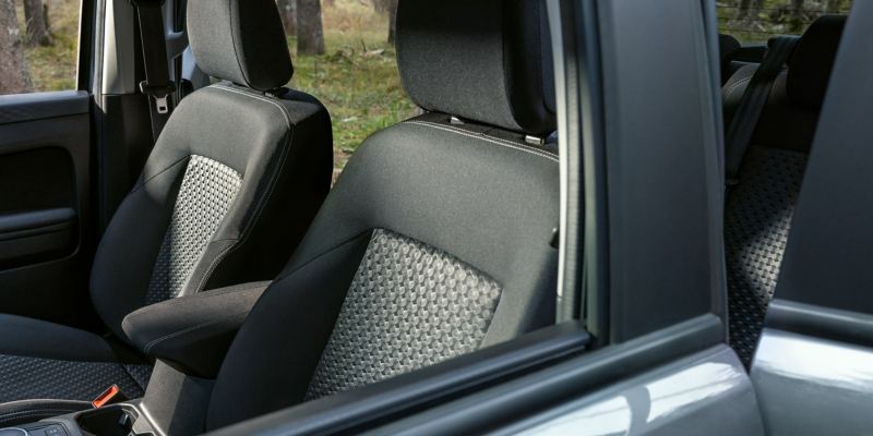 The seats of the VW Amarok.