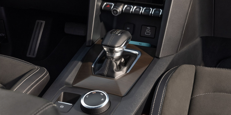 Die Mittelkonsole des VW Amarok.