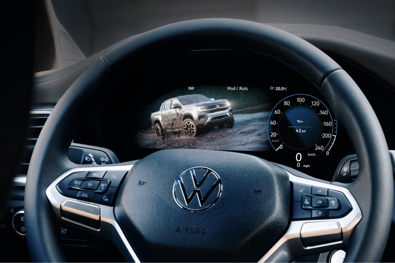 The HUB of the VW Amarok.