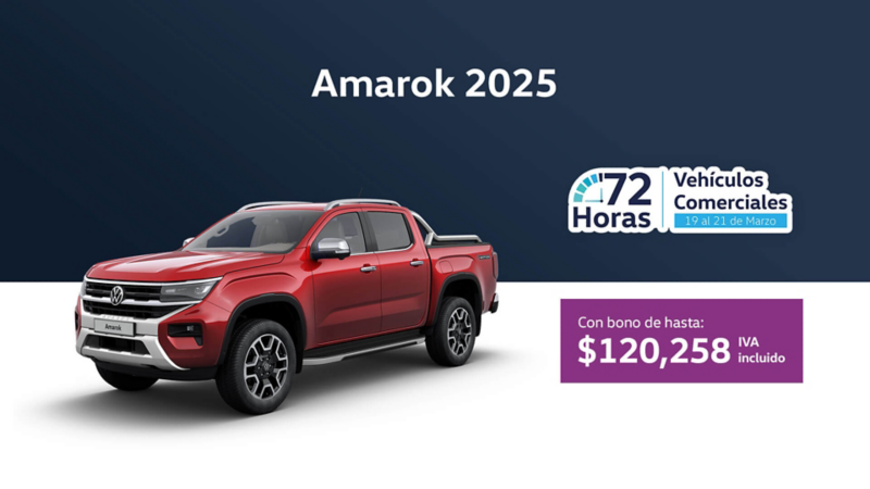 Promoción del mes camioneta de trabajo Amarok pickup 4x4