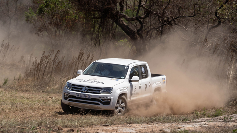 Volkswagen Amarok på rally i Sydafrika