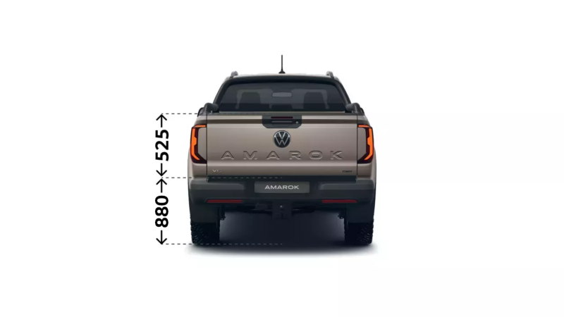VW Amarok PanAmericana widok z tyłu.