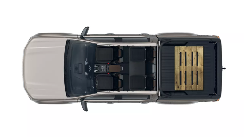 VW Amarok PanAmericana z załadunkiem z palet Euro.