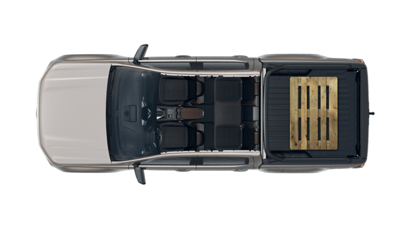 VW Amarok PanAmericana lastad med EU-pall.
