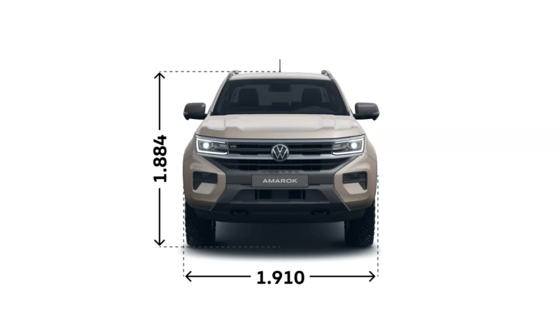VW Amarok PanAmericana widok z przodu.