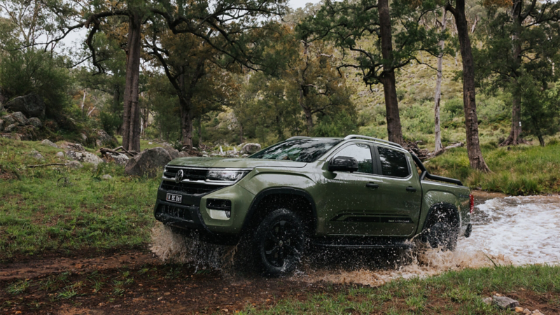 Amarok Walkinshaw driving close up