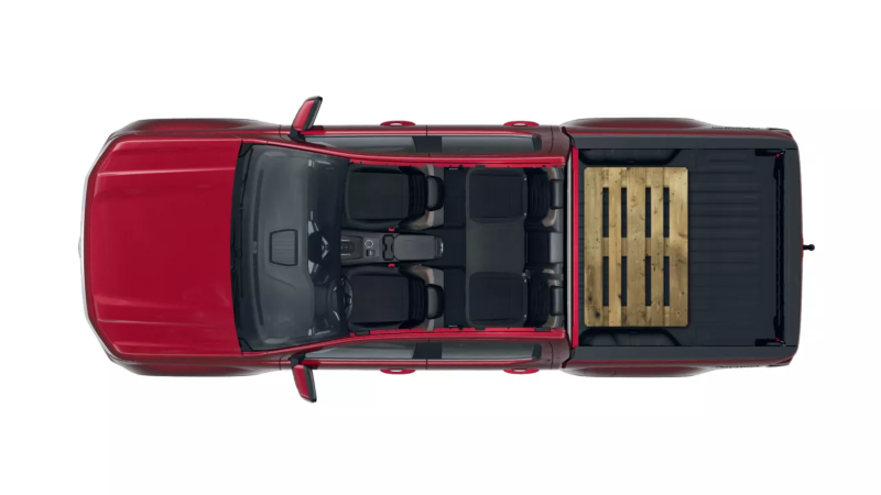 VW Amarok Style z załadunkiem z palet Euro.