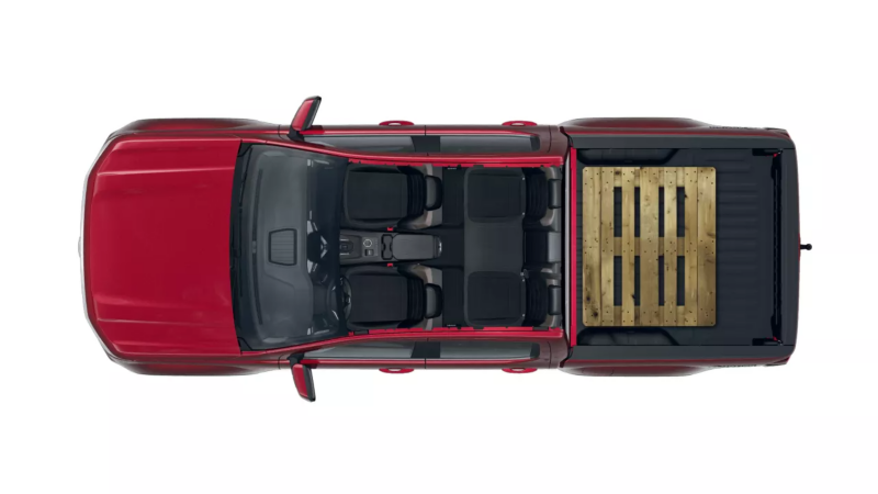 VW Amarok Style z załadunkiem z palet Euro-3.