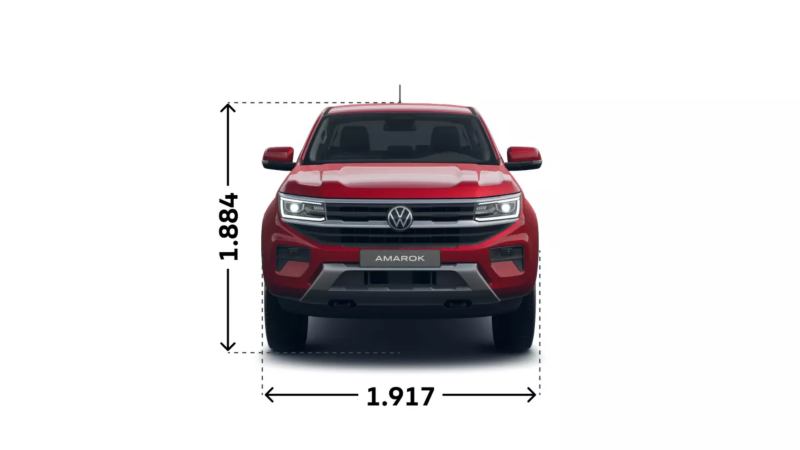 VW Amarok Style widok z przodu.
