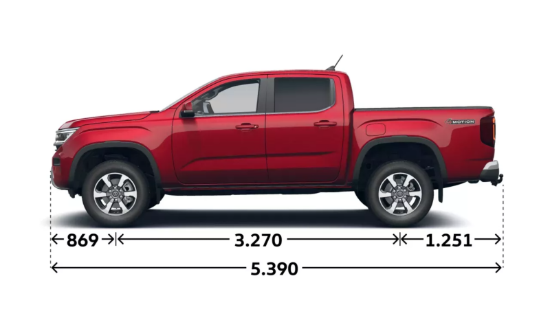VW Amarok Style widok z boku.