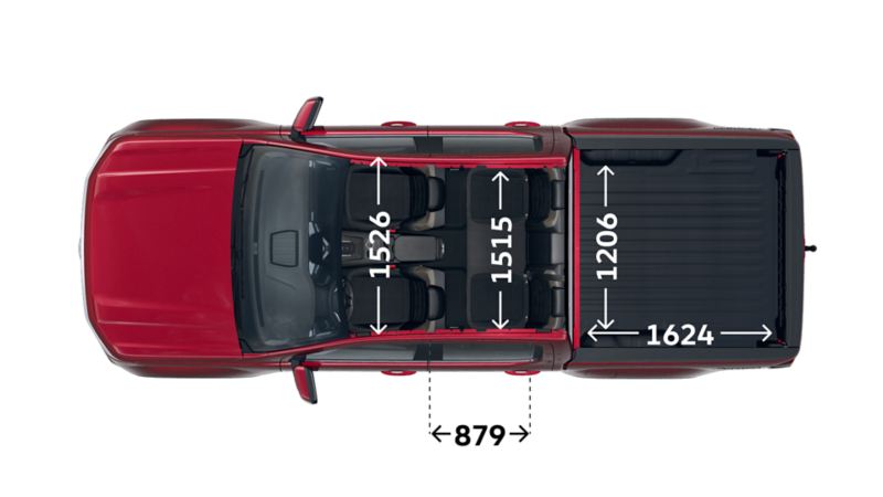 Der VW Amarok Style von oben.