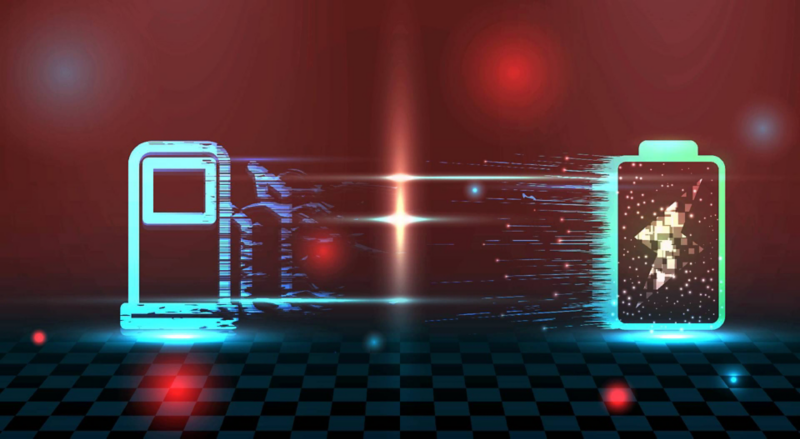 Samochód hybrydowy typu plug-in