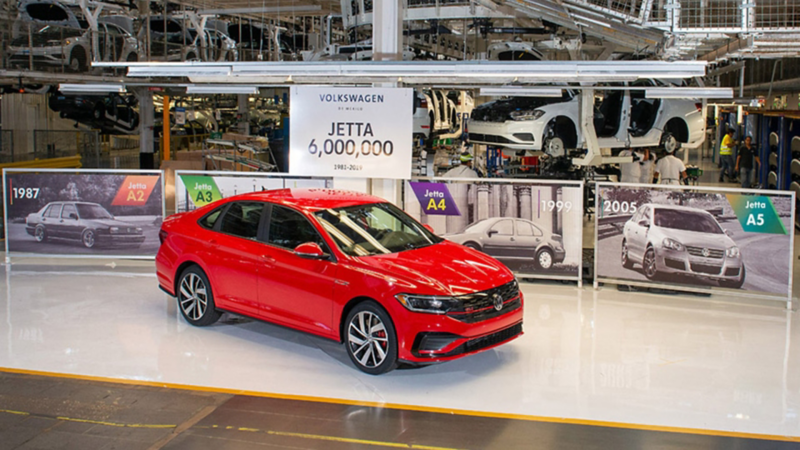 Jetta de Volkswagen - El auto sedán que cumplió su número 6 millones