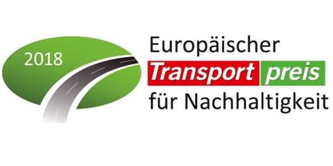 Logo Europejskiej Nagrody w dziedzinie Transportu na rzecz Zrównoważonego Rozwoju.