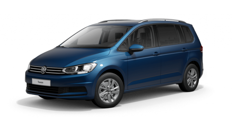 volkswagen touran azul caribe metalizado