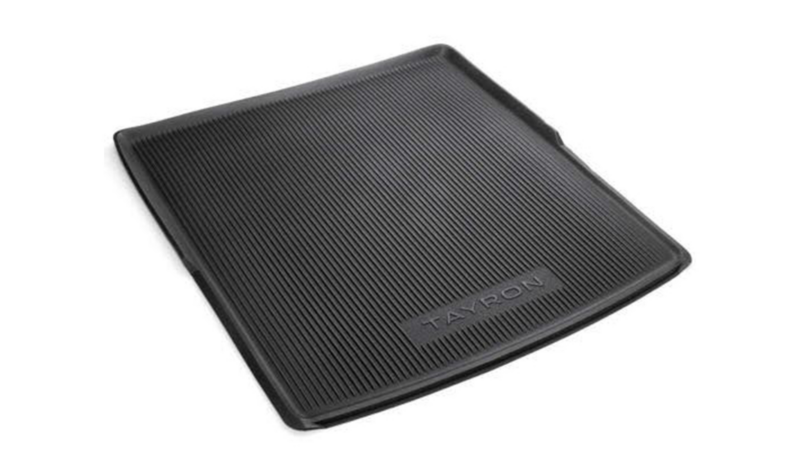 Volkswagen Genuine Boot inlay Black, flexible, vehicles with 7 seats