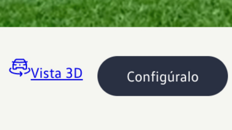 Selector de entorno en Vista 3D para explorar un Volkswagen desde distintos ángulos.
